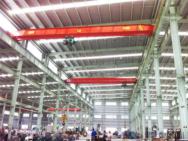 ยกระดับในอาคาร 20 ตัน 10 Ton Single-Beam Overhead Crane