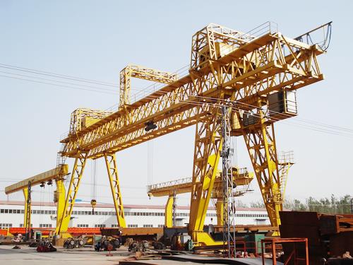 เอ็มเอสโมเดล Truss Beam คู่ Girder เครนแกรนิต Gantry ในบัลแกเรีย