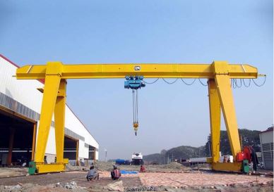 โรงงานผลิต 10 Ton Electric รอกเดี่ยว Girder Gantry Crane
