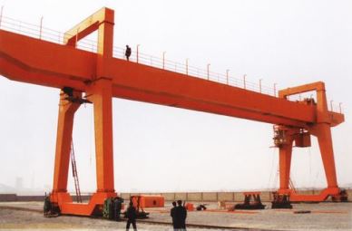 ไดร์ฟเวอร์สำหรับงานหนัก Double Beam Gantry Grapple Crane